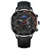 Luxury fashion men's sports watches men business stainless steel quartz watches man casual leather watchrelogio masculino