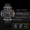 Luxury fashion men's sports watches men business stainless steel quartz watches man casual leather watchrelogio masculino