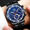 Fashion Mens Watches Luxury Men Sports Gold Stainless Steel Quartz Wrist Watch Man Business Casual Leather Watch —á–∞—Å—ã –º—É–∂—Å–∫–∏–µ